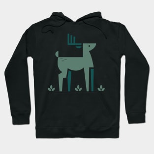 Blue deer Hoodie